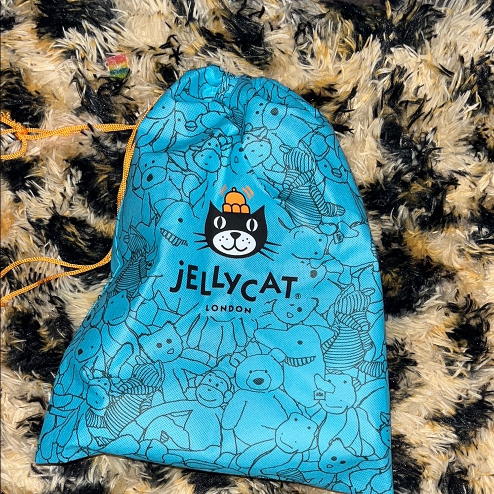 Jellycat Turquoise Drawstring Bag ALSO JST THE BAG